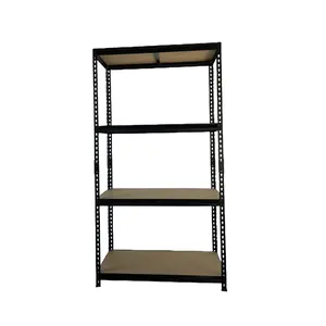 4 Tier Laminado Metal Shelving Unidade Ajustável Armazenamento Utility Rack Heavy Duty Prateleiras Organização Multipurpose Prateleira