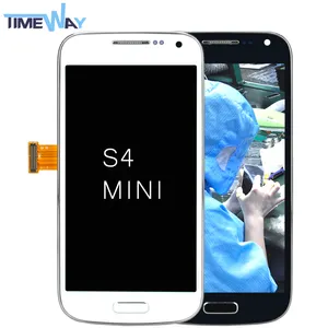 מסגרת מותקן מראש החלפת LCD מסך מגע עבור Samsung Galaxy S4 מיני lcd מגע תצוגת OEM איכות
