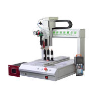 Machine de distribution de colle entièrement automatique à 3/4 axes pour colle silicone thermofusible et colle AB, avec fonctions de distribution et d'injection