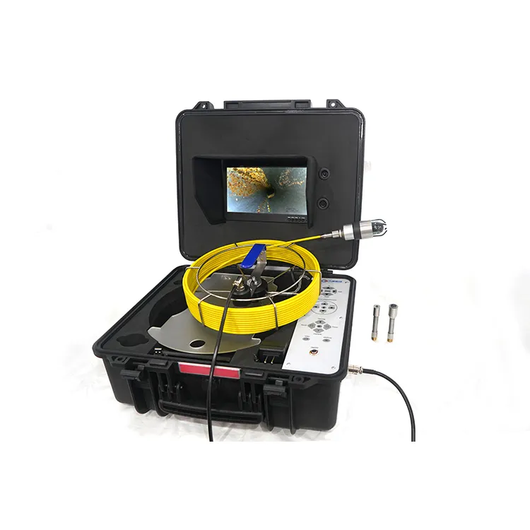 Dual lens industri drain pipe video inspect endoscope borescope wide angle camera