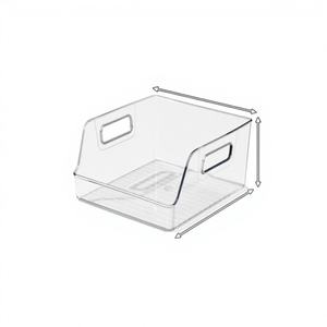 CASAMAX WL AK-2957-1 Cesta de Almacenamiento de Plástico 23.5*21.5*15 Cm - Organizador Elegante para el Hogar y la Oficina - Product Image 1