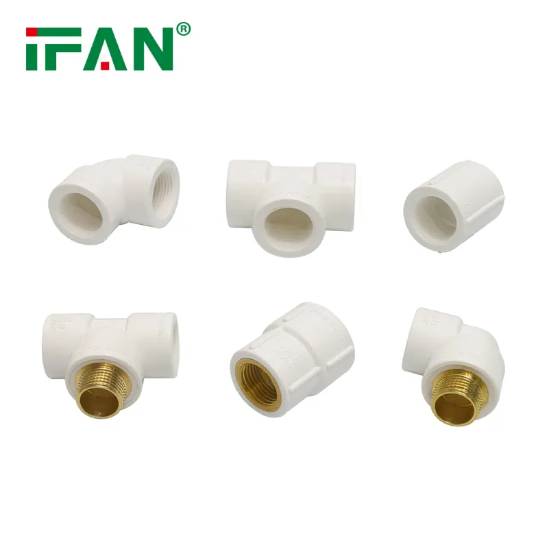 IFAN sản xuất 20 63 Mét PVC phù hợp nhựa đường ống dẫn nước nam khuỷu tay uPVC PVC Ống phù hợp