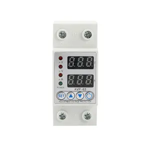 Intelligent overvoltage protector and undervoltage automatic reset 63A current