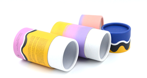 Kotak Silinder Harga Kompetitif Produsen, Botol Minyak Atsiri, Kotak Bulat Penyimpanan, Tabung Kemasan Kertas untuk Lipstik - Product Image 3