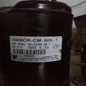 คอมเพรสเซอร์โรตารี่แบบปิดผนึก <span class=keywords><strong>Habor</strong></span> <span class=keywords><strong>HABOR</strong></span>-CM-600-A5 รุ่นใหม่ ของแท้ 3 เฟส 200-230V 50/60Hz ใช้สารทำความเย็น R410A สำหรับออยล์คูลเลอร์ - Product Image 4