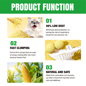 ทราย<span class=keywords><strong>แมว</strong></span>บดละเอียด MRC ข้าวเปลือกแข็งแข็งไม่จับตัวเป็นก้อน - Product Image 3
