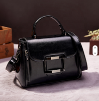 Sac à bandoulière de luxe en cuir véritable pour femme, mini sac à main élégant