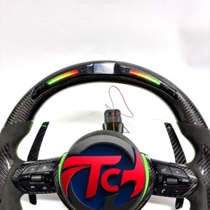 พวงมาลัย BMW F30 สำหรับ M4 M5 F32 M3 F82 E87 F80 F10 E92 E90 M6 คาร์บอนแบบ Chopped จากผู้ผลิตโดยตรง - Product Image 5