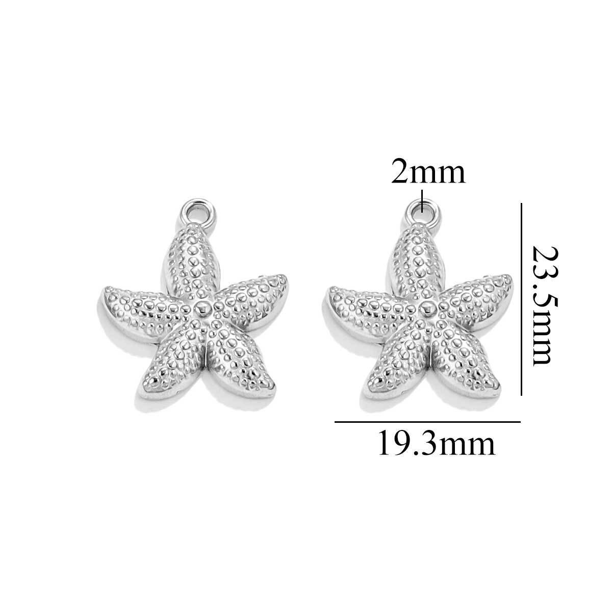 Estrella de mar color acero-519[2.86]