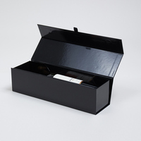 Accessoires de mode fabricant d'emballage fermeture magnétique personnalisée emballage en papier boîtes cadeaux bouteilles de vin boîtes magnétiques