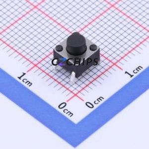 KAN0611A-0551B Tactile <b>Switch</b> Through hole Component (THT)-4P,6x6mm <b>Switch</b> 1.6N 6mm 6mm 5.5mm - Product Image 1