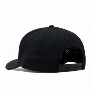 Gorra de Béisbol de Cinco Paneles, Bicolor, Clásica, Impermeable, con Logotipo de Goma Personalizado OEM, para Golf, Deportes al Aire Libre, con Orificios Cortados con Láser - Product Image 3