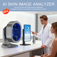 Analyseur de peau 3D AI X5 Pro, appareil de diagnostic facial, scanner facial, appareil d'analyse de la peau pour équipement de salon de beauté professionnel