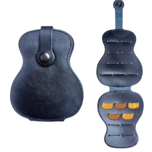 Bolsa de Almacenamiento Creativa para Púas de Guitarra Eléctrica Folk, Bolsa de Accesorios de Cuero PU para Ukelele, Estuche Protector para Capo - Product Image 3
