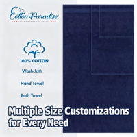 Set Handuk Mandi Premium 100% Katun Bermotif Jacquard Gaya Polos Mewah dalam Kotak Hadiah Hotel dan Pantai Lembut Menyerap Air Logo Kustom
