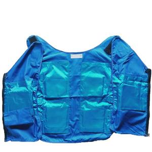 Nuevo chaleco refrigerante de la fábrica Zixi, ropa con aire acondicionado, para trabajo en exteriores a alta temperatura, con bolsa de hielo de polímero, protección para exteriores - Product Image 2