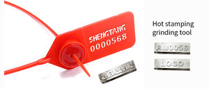 Precintos de Seguridad Ajustables de PP/PE con Código QR y Logotipo/Número, de Un Solo Uso para Contenedores, Camiones y Furgonetas - Product Image 3