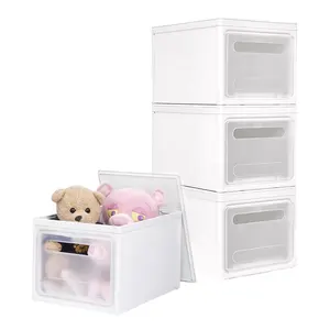 Kinder container Home Stack able Custom Housing Zusammen klappbare faltbare Kleidung Organizer Cube Storge Bins