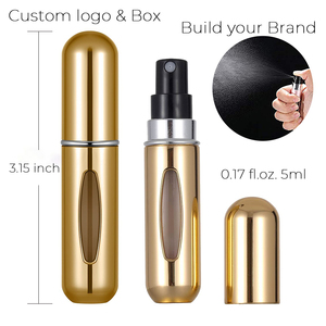 5ml 10ml <b>Refillable</b> Bottles Customized logo Pump Case <b>Atomizer</b> <b>Perfume</b> Bottle for Traveling - Product Image 5