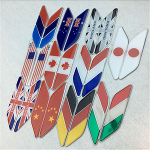 <span class=keywords><strong>Bandera</strong></span> del país personalizada decoración del cuerpo de coche emblema insignia con adhesivo 3M - Product Image 2