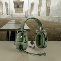 Casque audio supra-auriculaire haut de gamme Qualcomm ANC ENC BT 5.5 IPX-6 étanche pour pilote d'avion, casque de protection pour casque DB135