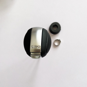 Chen Can Car Gear <b>Knob</b> Black Leather For Volkswagen Bora DSG <b>Shift</b> <b>Knob</b> - Product Image 1