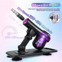 Kit sexuel féminin, machine sexuelle télescopique entièrement automatique, pistolet sexy, masturbateur féminin avec gode vibrant, jouets sexuels pour femmes