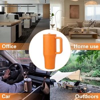 Thermos en acier inoxydable à double paroi avec finition mate classique personnalisée, avec couvercle, pour cadeaux d'affaires