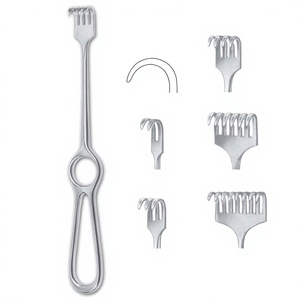 Ensemble de rétracteurs chirurgicaux Kocher pour chirurgie générale, instrument manuel en acier inoxydable, classe I, certifié CE - Product Image 3