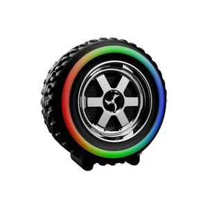 LED Portable Dustproof Mini Wireless Tire <strong>Speaker</strong> <strong>Bluetooth</strong> Portable Lightweight <strong>Car</strong> Wheel Travel <strong>Speaker</strong> for Promotional Gift - Product Image 1