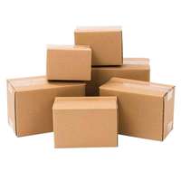 Cartons ondulés recyclables personnalisés de luxe, résistants, imprimés, pour l'expédition, le déménagement, l'emballage, les boîtes pliantes en papier