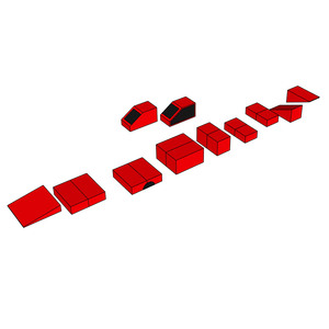 Fourniture d'usine ZONWINXIN formation de parkout personnalisée Obstacles au <span class=keywords><strong>sol</strong></span> Ninja Ninja Emmêlé Ninja Obstacles ParKar Camion - Product Image 2