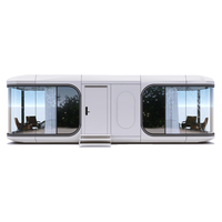 Préfabriqué Mobile Modulaire Minuscule Luxe Espace Capsule Maison Vie Maisons Bureau avec Chambre