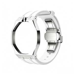 Boîtier et bracelet en acier inoxydable de luxe Lionorm pour la conversion de montre de poche <span class=keywords><strong>Swatch</strong></span> Royal Pop, kit de modification Savonnette avec couronne à 3 heures - Product Image 5