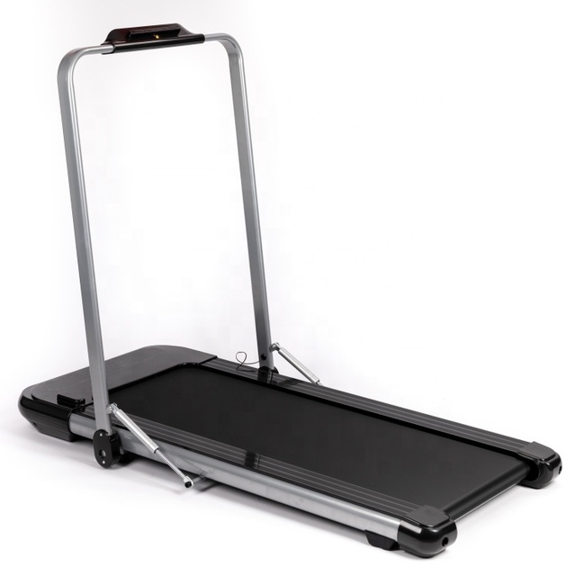 Home Fitness 2 in 1 Compact Foldable Electric Walking Pad Treadmill with LED Screen 100kg Capacity 500W DC Motor 10-15km/h Speed