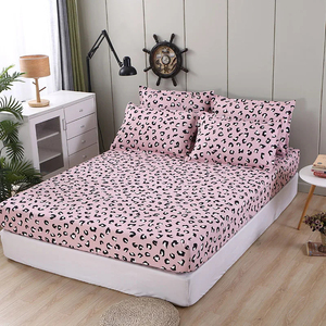 Nouvelle drap-housse moderne personnalisée imprimée de qualité supérieure 100 % coton respirant toutes saisons pour usage domestique adulte ultra doux - Product Image 4