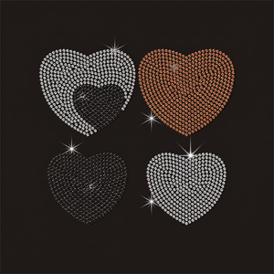 โลโก้แบรนด์ส่วนตัวแบบกำหนดเอง ลายปักคริสตัลติดเสื้อผ้าด้วยความร้อน - Product Image 4