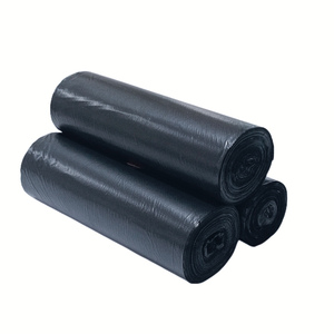 โรงงานผู้ผลิต OEM ขายส่งถุงขยะพลาสติกสีดำแบบใช้แล้วทิ้ง HDPE/LDPE ขนาด 60 ลิตร - Product Image 5