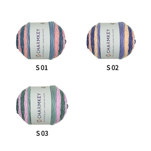 Bán Chạy Sợi Len Đan Móc Nhiều Màu Cầu Vồng Polyester Acrylic Sợi Kim Loại <span class=keywords><strong>Lurex</strong></span> Sợi Làm Bánh Lấp Lánh - Product Image 6