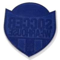 Patchs en silicone personnalisés avec logo sportif, à thermocoller, base en maille, logo en silicone en relief