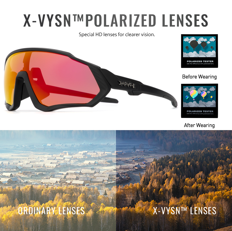 RTS UV400 Cycling Sunglasses Sport Glasses Outdoor Racing TR90 Road Bike Eyewear Anti Glare Polarized Bicycle Sunglasses1 Lens