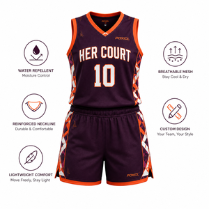 Divisa da <span class=keywords><strong>Basket</strong></span> Femminile Plus Size Personalizzabile Traspirante per Allenamento, Partite e Competizioni - Product Image 3