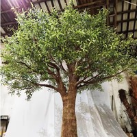 Arbre d'olivier artificiel personnalisé de 6, 7 ou 8 pieds, de luxe, moderne, fait main, durable, en fibre de verre, écologique, toucher réel, pour mariage et Noël