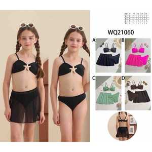 Conjunto de Bikini Triangular de Dos Piezas para Mujer, Traje de Baño de Verano, Top Halter con Tirantes Laterales, Braguita de Cintura Alta, Elegante, Venta al Por Mayor WQ21060 - Product Image 1
