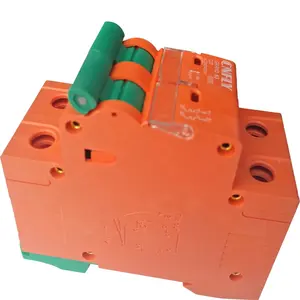 Orange 400V Overload Thermal protection AC 2P 20A Miniature Circuit Breaker