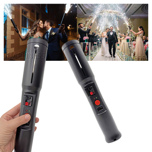 Palmare fontana fredda pirotecnica per matrimoni ed eventi in metallo sistema di sparo con effetto scintilla nuovo anno pistola sparatutto - Product Image 1