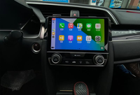 Autoradio Android 9 pouces Octa Core 64 Go avec GPS, DSP, écran IPS et CarPlay pour Honda Civic 2015 2016 2017 2018 2019 2020