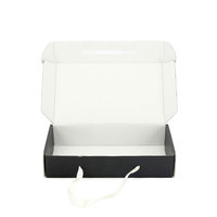 Individuell Bedruckte Wellpappe-Lebensmittelverpackungsbox mit Griff, Takeaway BBQ Fleisch Burger Faltbare Tragetasche für Restaurants