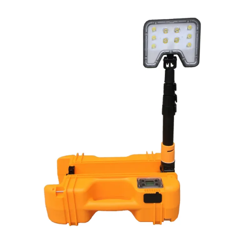 Lampe de sauvetage portable 50W alimentée par batterie antidéflagrante LED lampe de travail de levage mobile lumière de secours