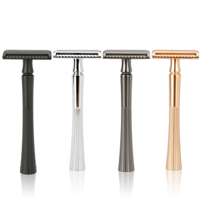 Double <strong>Edge</strong> Metal Safety <strong>Razor</strong> Long Handle Shaving <strong>Razor</strong> for Men &amp; Women - Product Image 2